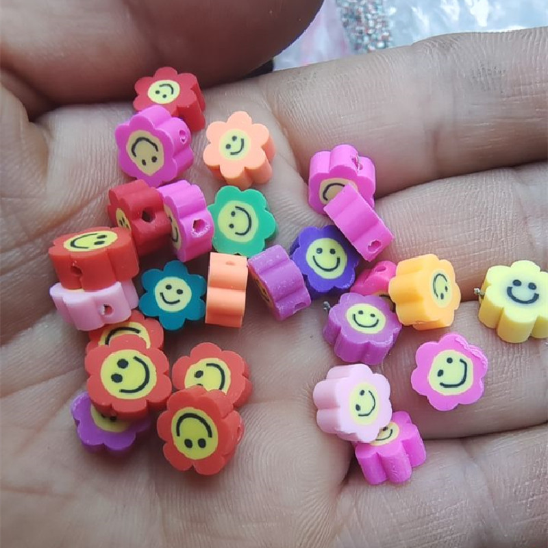 Women'S Fashion Market Size - 300 個ルース DIY Fimo ビーズ笑顔サイズ 10