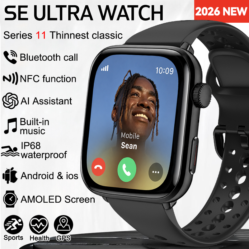 Women Fashion Week 2026 - 2026年新型SEウルトラシリーズ11 NFCウォッチ メンズ AMOLEDスクリーン Bluetooth通話 GPS搭載