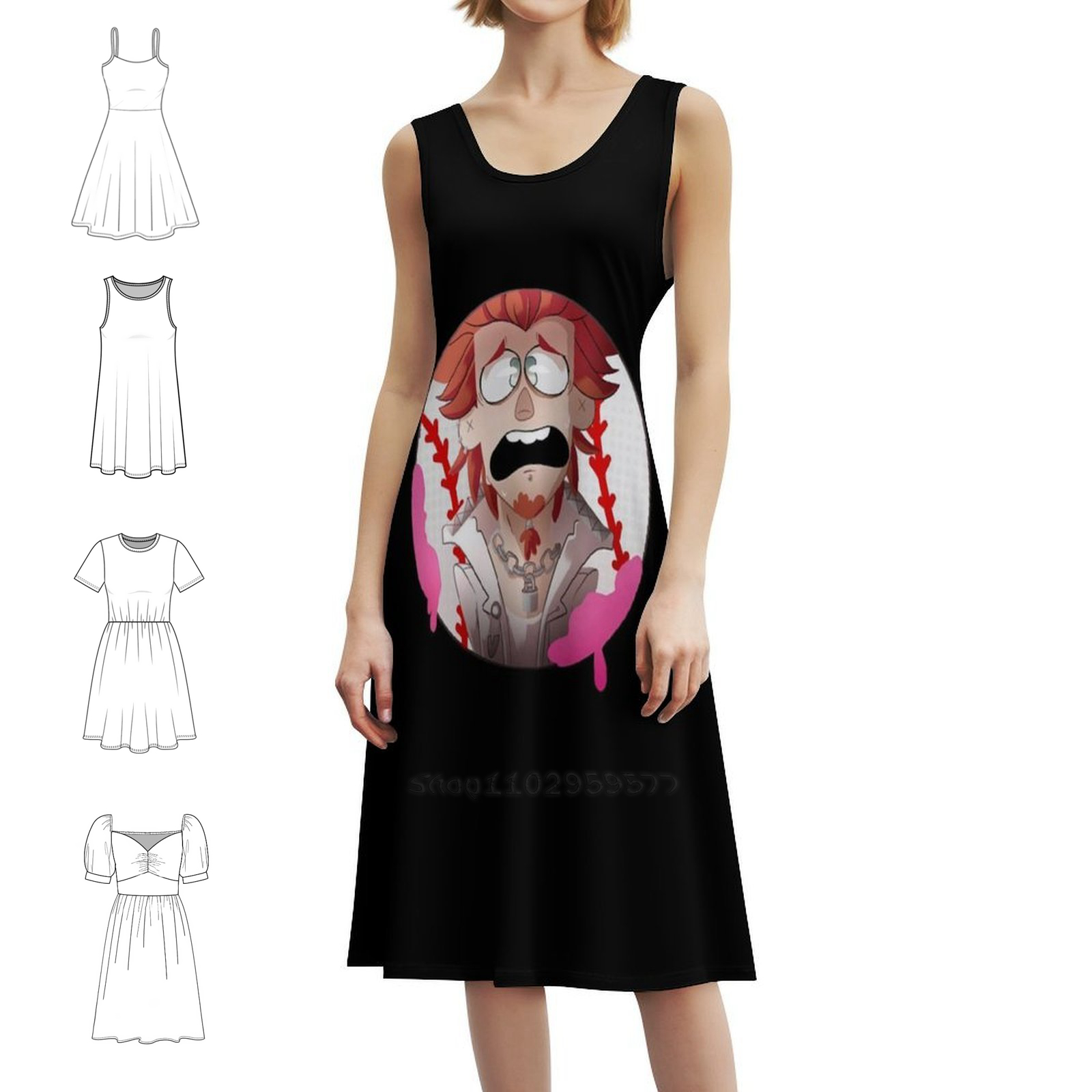 Women Fashion Gown - レオン・クワタ ボヘミアンシックドレス エレガントファッション ビーチウェディングパーティードレス アニメ野球 ダンガンロンパ