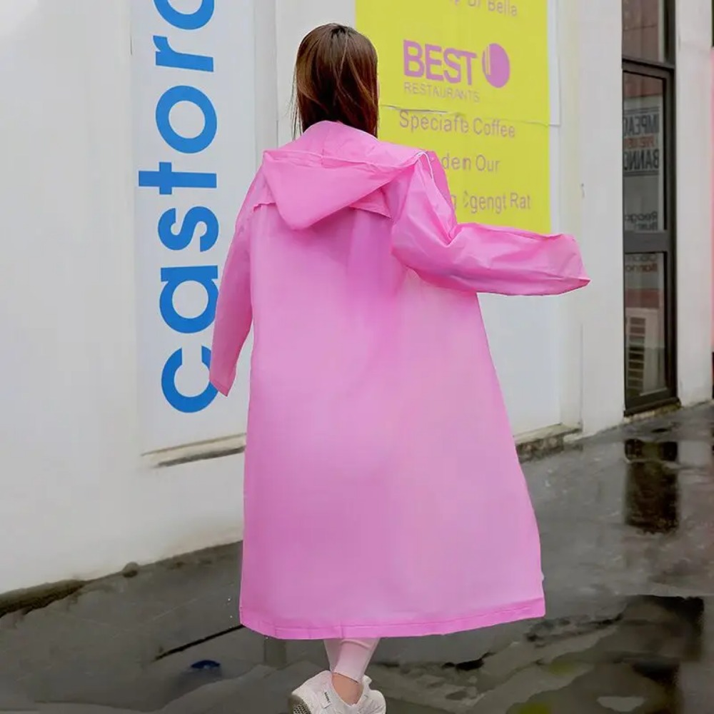 Women'S Fashion Raincoat - 新しい防水レインコート大人の旅行ファッションレインコート屋外ポータブル軽量衣類再利用可能なポンチョレインウェア用品