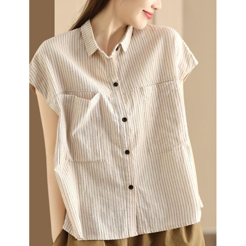 プラスサイズの女性の夏のファッション快適なブラウスノースリー - Women'S Fashion Jersey のレビューと価格