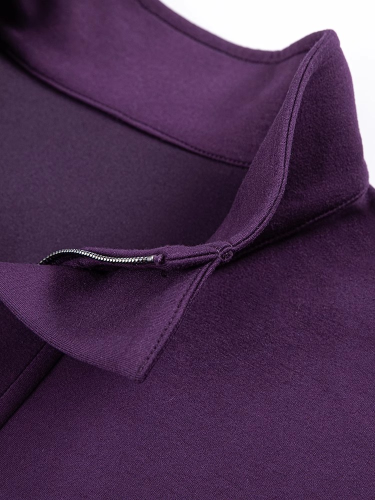 女性用ニットスウェットシャツ、ハーフジップクロップドプルオー - Women'S Fashion Quarter Zip のレビューと価格