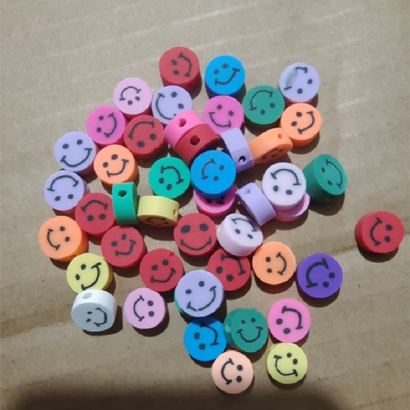300 個ルース DIY Fimo ビーズ笑顔サイズ 10  - Women'S Fashion Market Size のレビューと価格