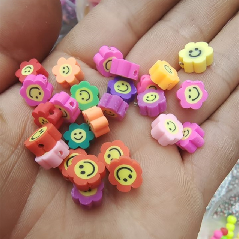 300 個ルース DIY Fimo ビーズ笑顔サイズ 10  - Women'S Fashion Market Size のレビューと価格