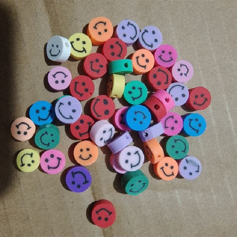300 個ルース DIY Fimo ビーズ笑顔サイズ 10  - Women'S Fashion Market Size のレビューと価格