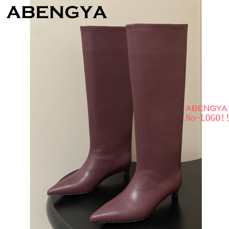 2025秋冬 キトゥンヒール ニーハイブーツ レディース ポ - Women'S Fashion Winter 2025 のレビューと価格