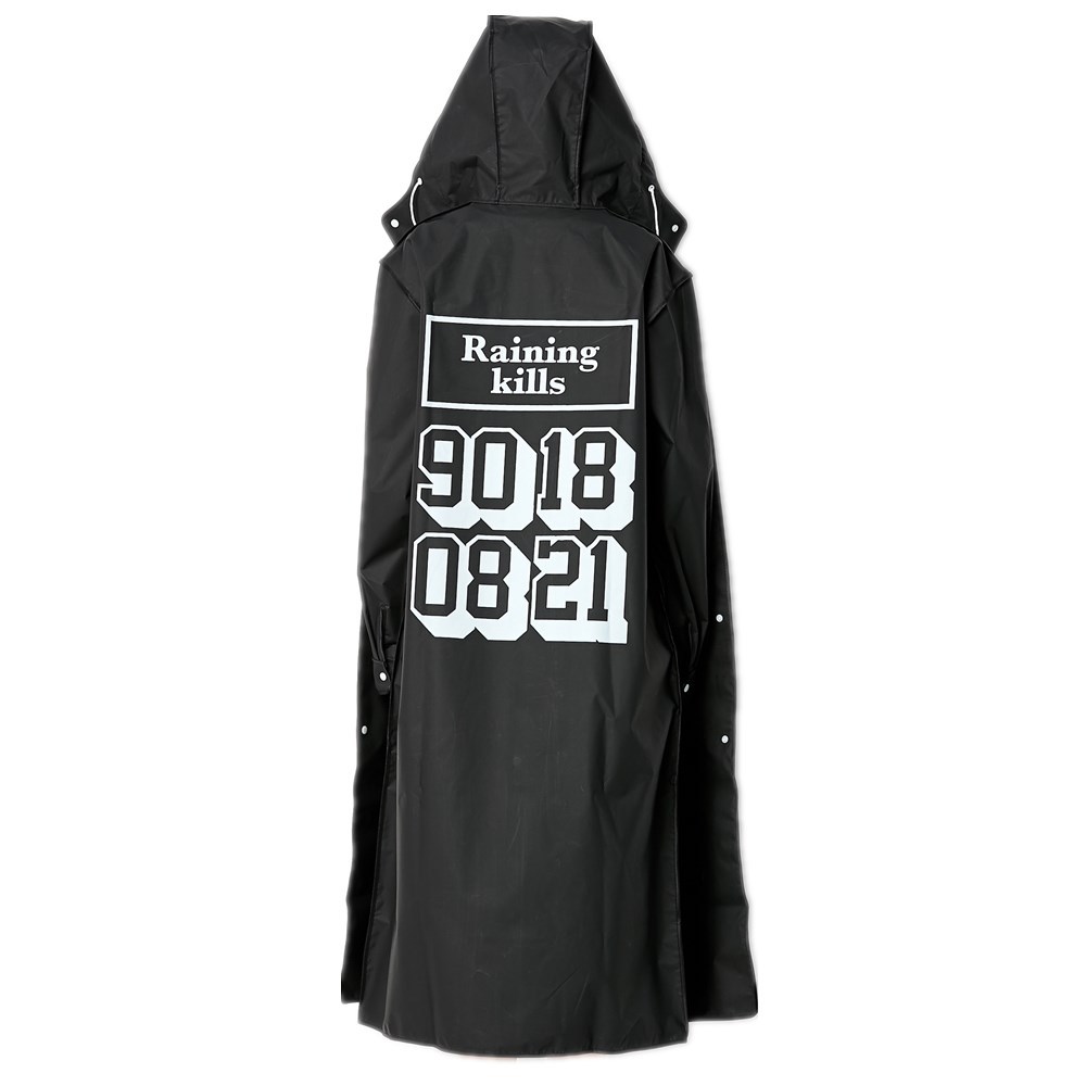 男性と女性のための薄い黒のレインコート,新しいファッション, - Women'S Fashion Raincoat のレビューと価格
