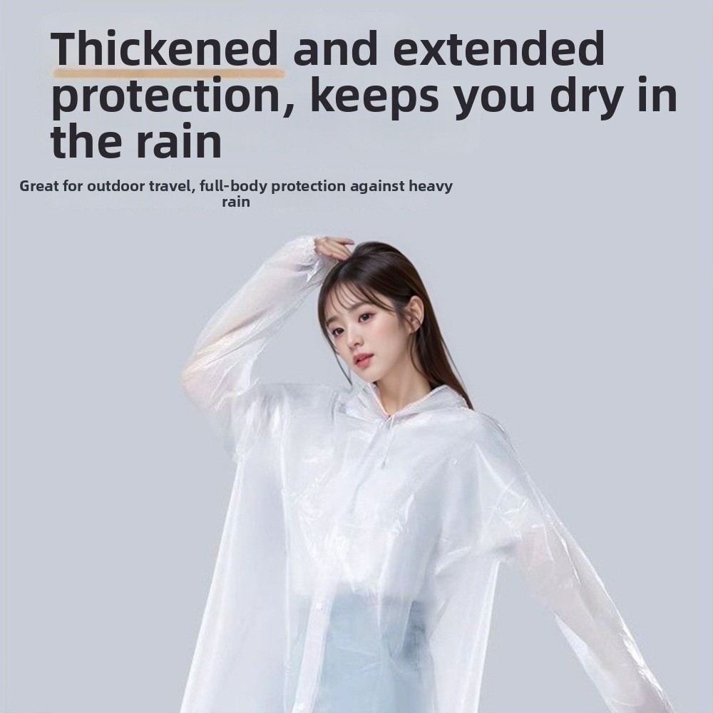 ファッションロングスタイル大人用レインコート厚手軽量緊急用レ - Women'S Fashion Raincoat のレビューと価格