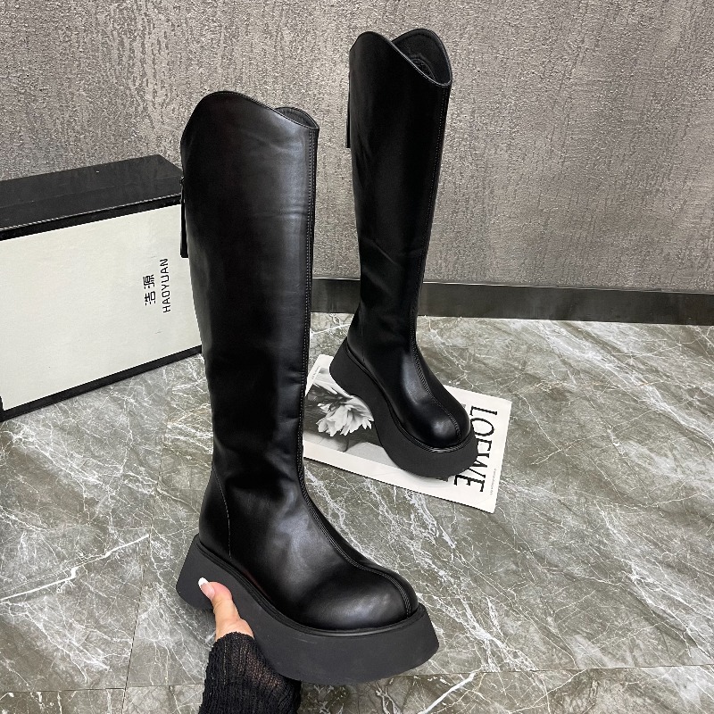 2025年秋冬ファッションジッパーデザインレジャーニーブーツ - Women'S Fashion Winter 2025 のレビューと価格
