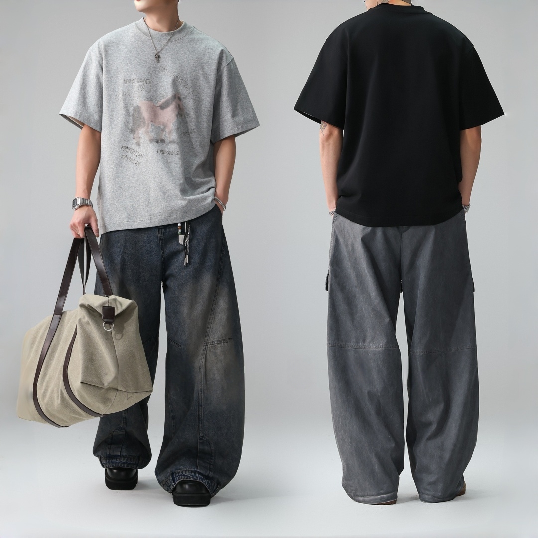 馬柄オーバーサイズTシャツ ユニセックス ストリートウェア  - Women'S Fashion Market Size のレビューと価格