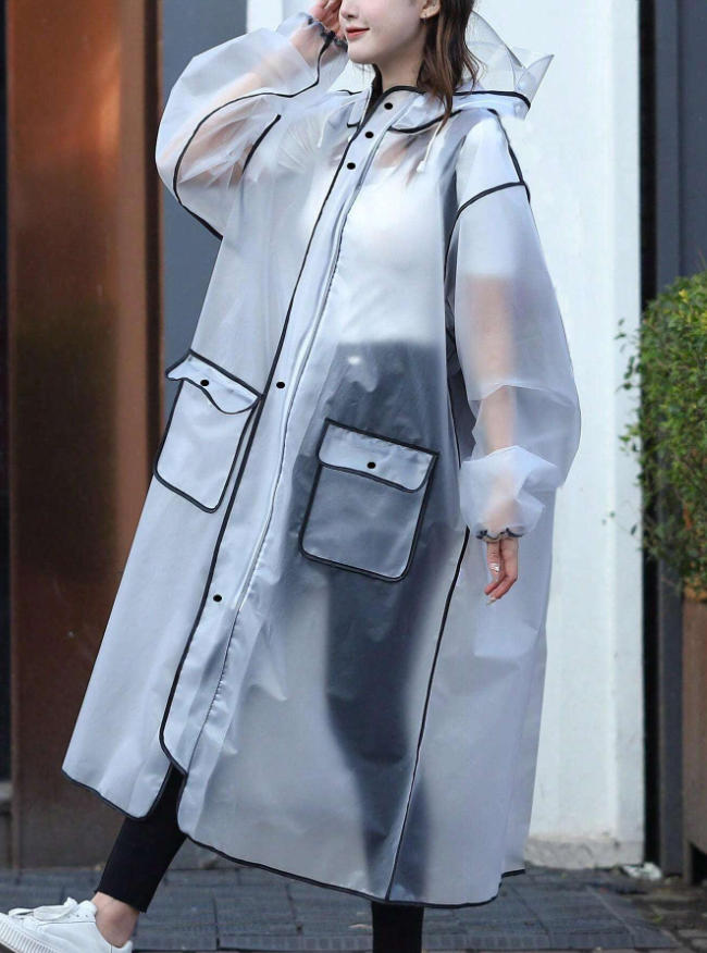 ファッション多機能レインコートロング全身防雨レインコート女性 - Women'S Fashion Raincoat のレビューと価格