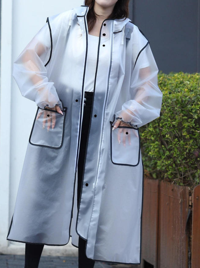 ファッション多機能レインコートロング全身防雨レインコート女性 - Women'S Fashion Raincoat のレビューと価格