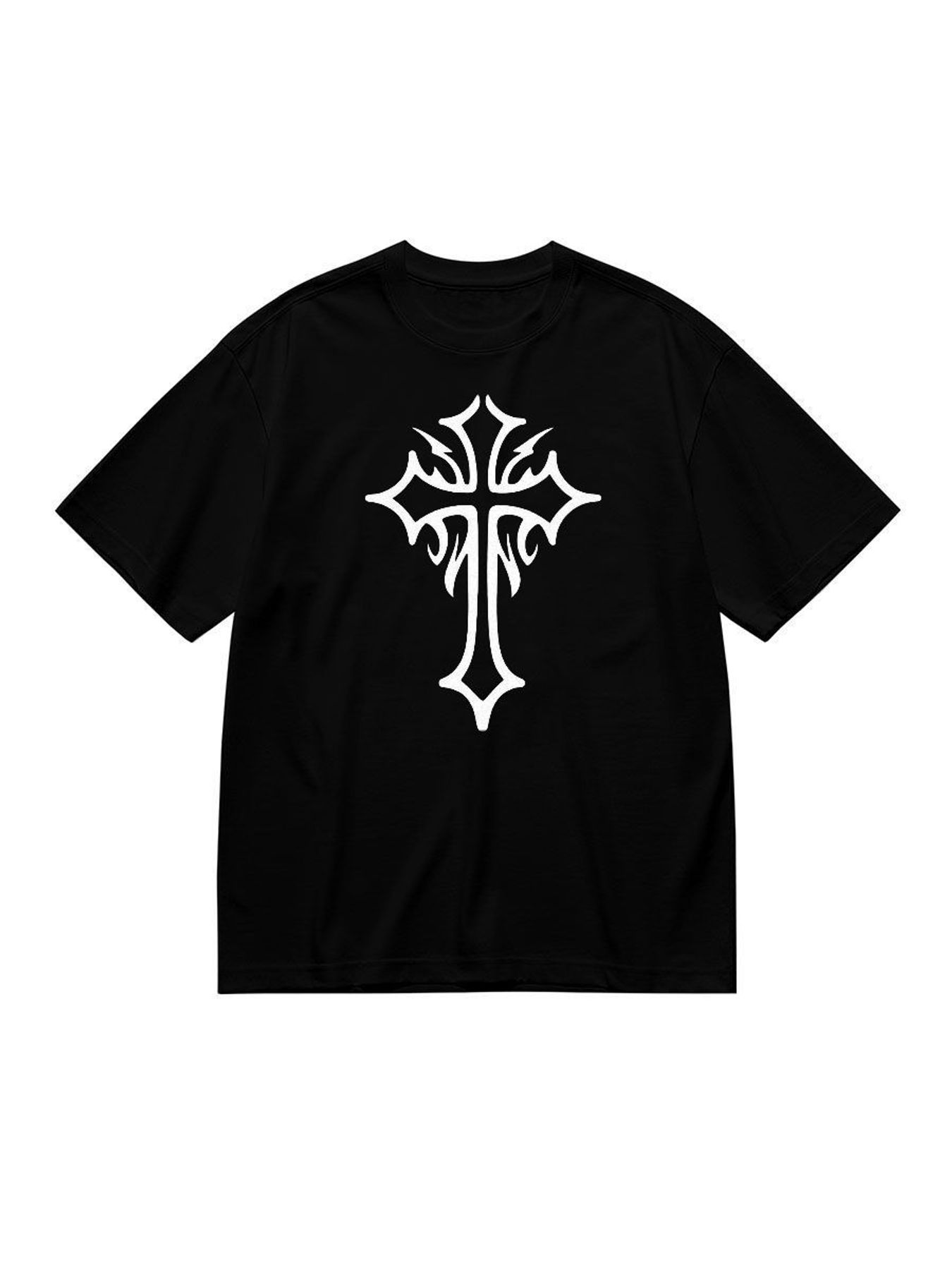 ゴシッククロスグラフィック Tシャツ女性ファッションストリー - Women'S Y2K Fashion Aesthetic のレビューと価格