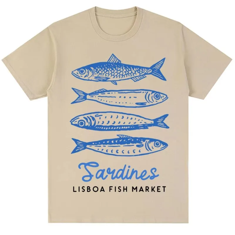 面白い魚市場プリント Tシャツかわいいファッション女性原宿高 - Women'S Fashion Market Size のレビューと価格