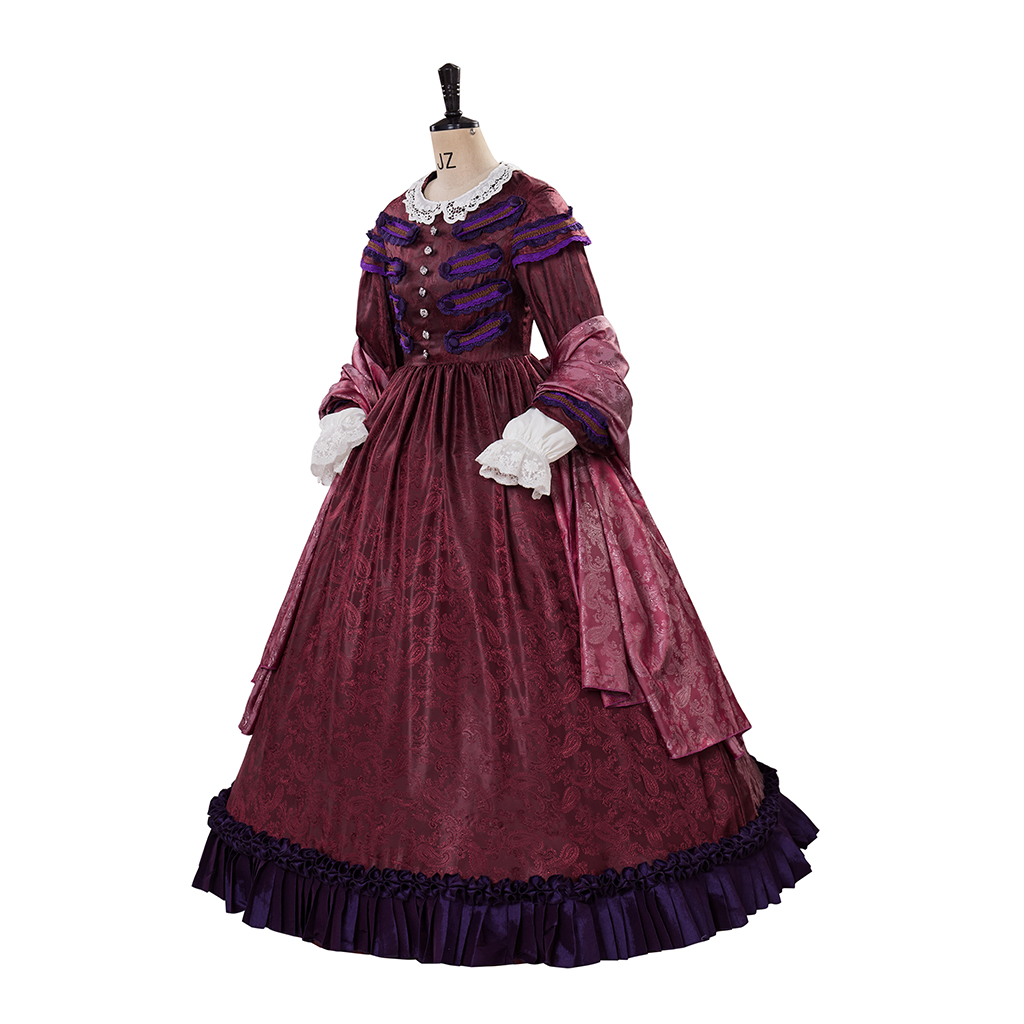 リンカーン映画コスプレ メアリー・トッド・リンカーン衣装 南 - Women Fashion Gown のレビューと価格