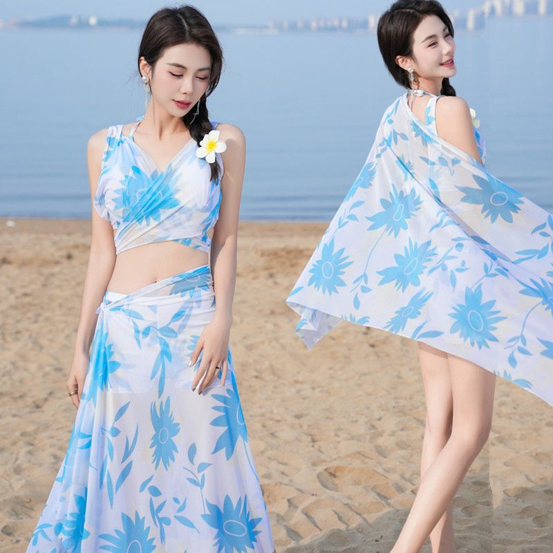 新しいファッショントライアングルビキニ3ピース水着女性用シフ - Women'S Fashion Suit のレビューと価格