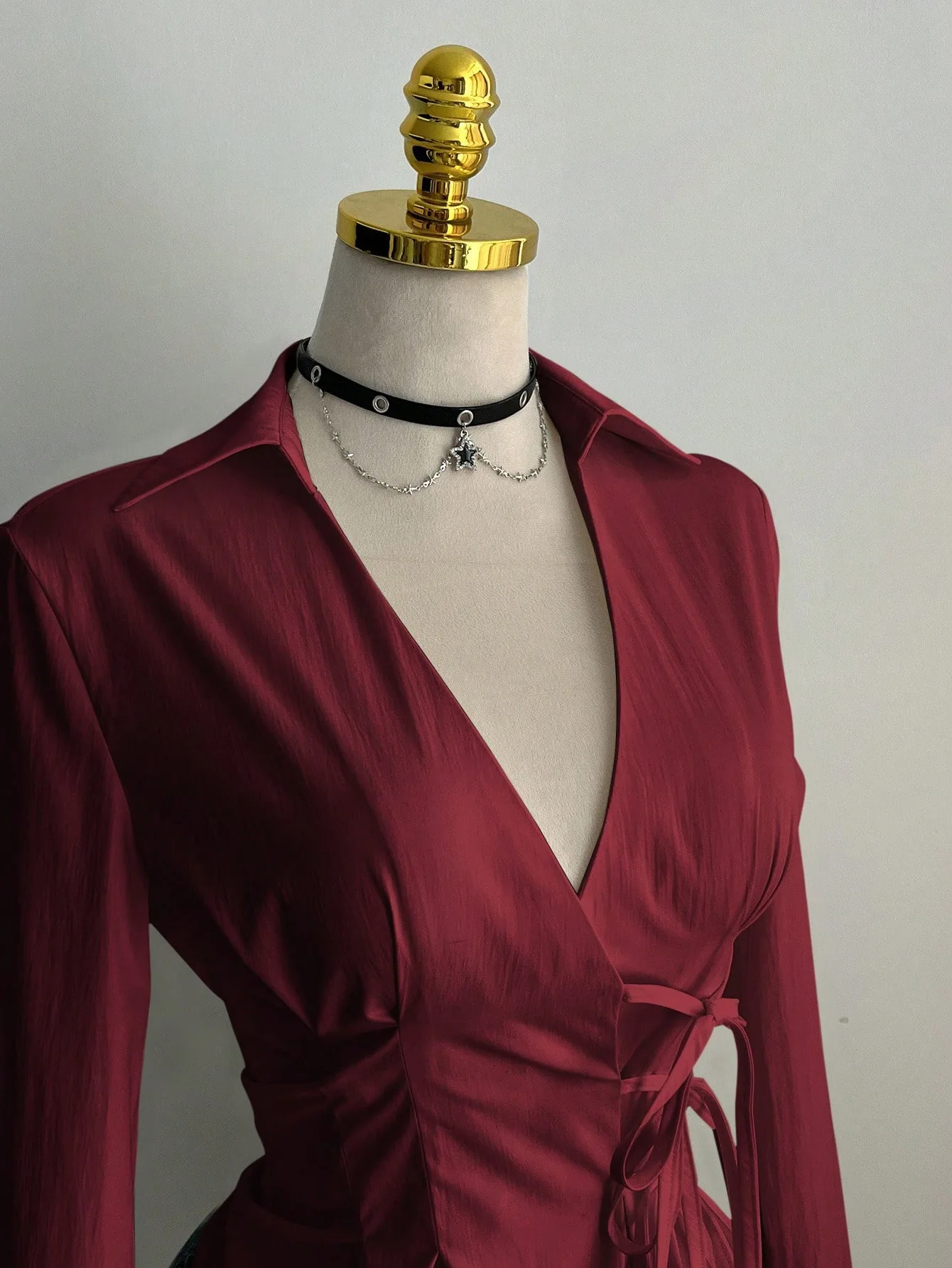 ファッション長袖ブラウスセクシーな女性スリムフィットシャツ  - Women'S Y2K Fashion Aesthetic のレビューと価格