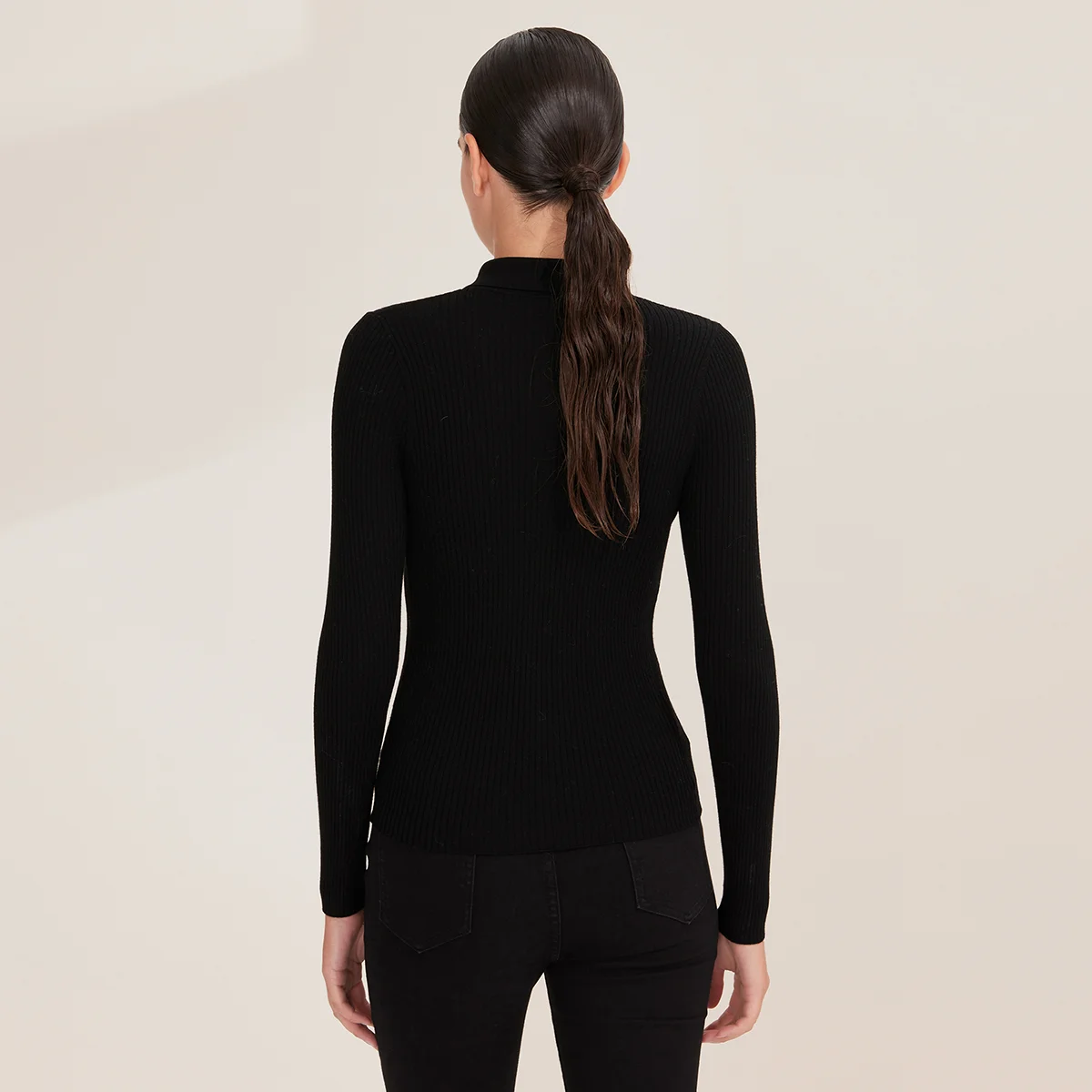 Pop BY4521226 レディース 100% ウール リ - Women'S Fashion Quarter Zip のレビューと価格