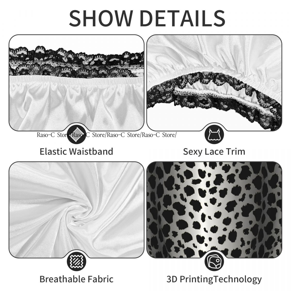 面白いギャグおばあちゃん下着ヒョウ柄黒と白のファッション背景 - Women'S Fashion Underwear のレビューと価格