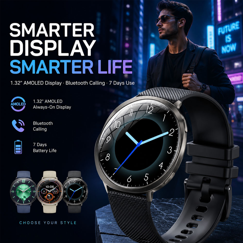 新型M301スマートウォッチ、丸型AMOLED曲面スクリーン - Women Fashion Week 2026 のレビューと価格