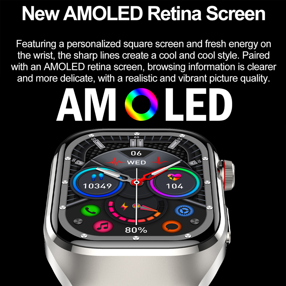 TK16 プロ 2.04 インチ HD AMOLED レチナ - Women Fashion Week 2026 のレビューと価格