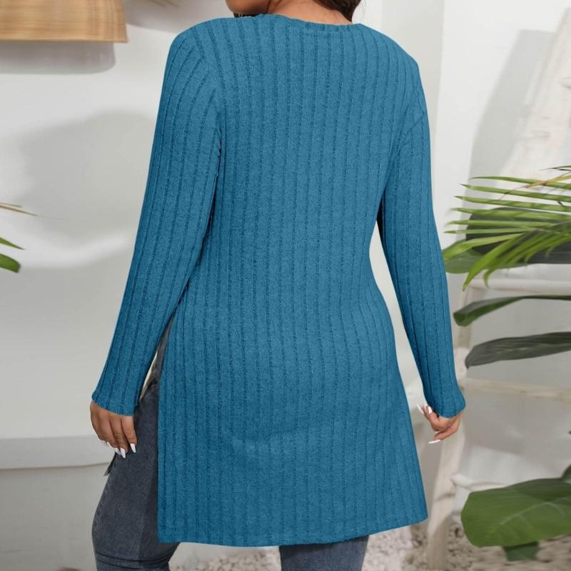 77HE クォータージッププルオーバー女性長袖ニットセーター - Women'S Fashion Quarter Zip のレビューと価格