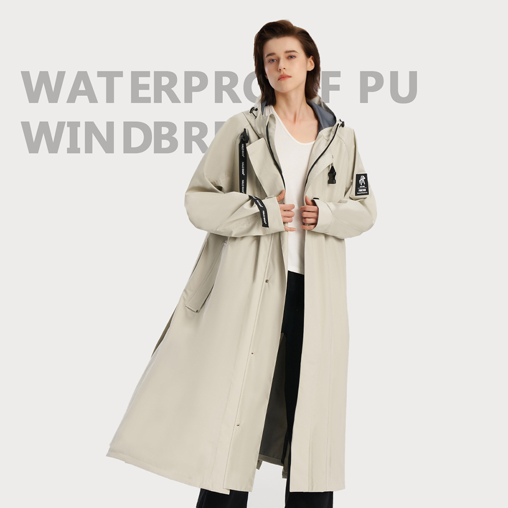 ファッション防雨ウインドブレーカー防水レインコートメンズレデ - Women'S Fashion Raincoat のレビューと価格