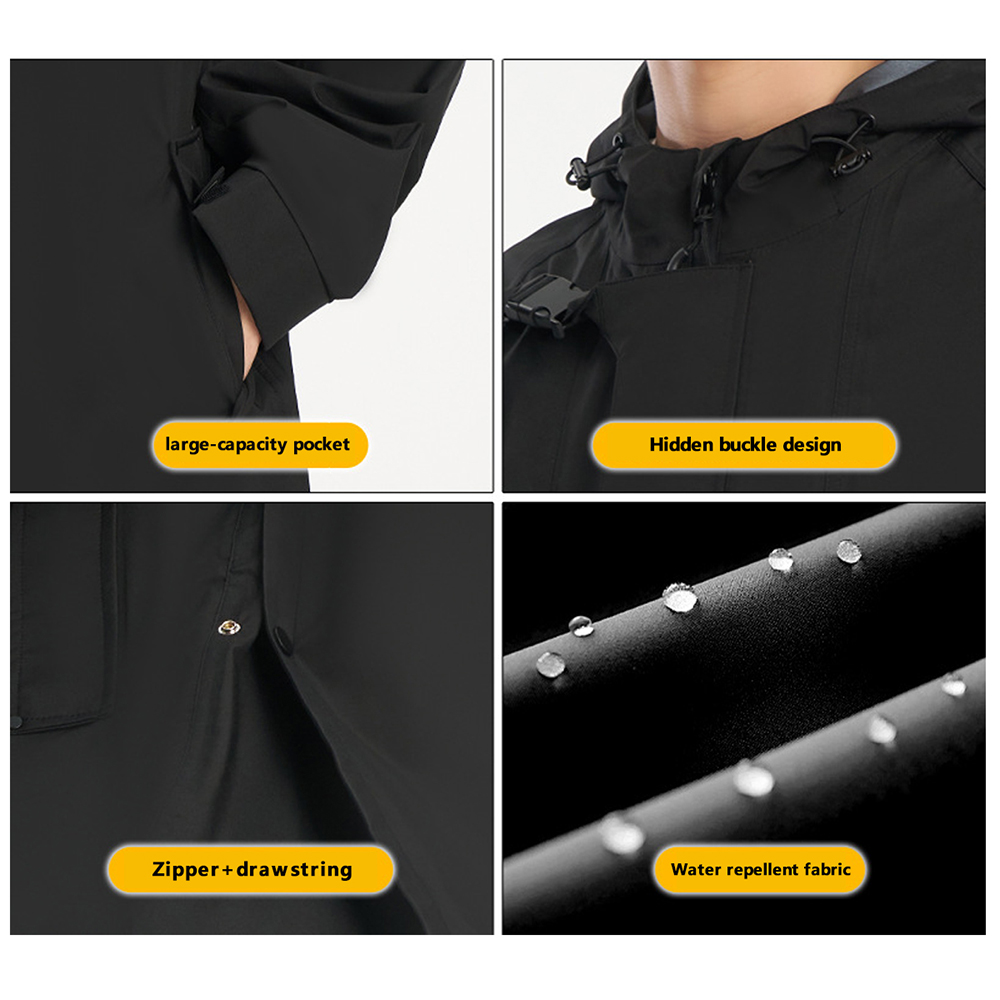 ファッション防雨ウインドブレーカー防水レインコートメンズレデ - Women'S Fashion Raincoat のレビューと価格